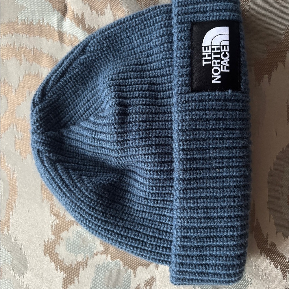 The North Face Blue Knit Beanie